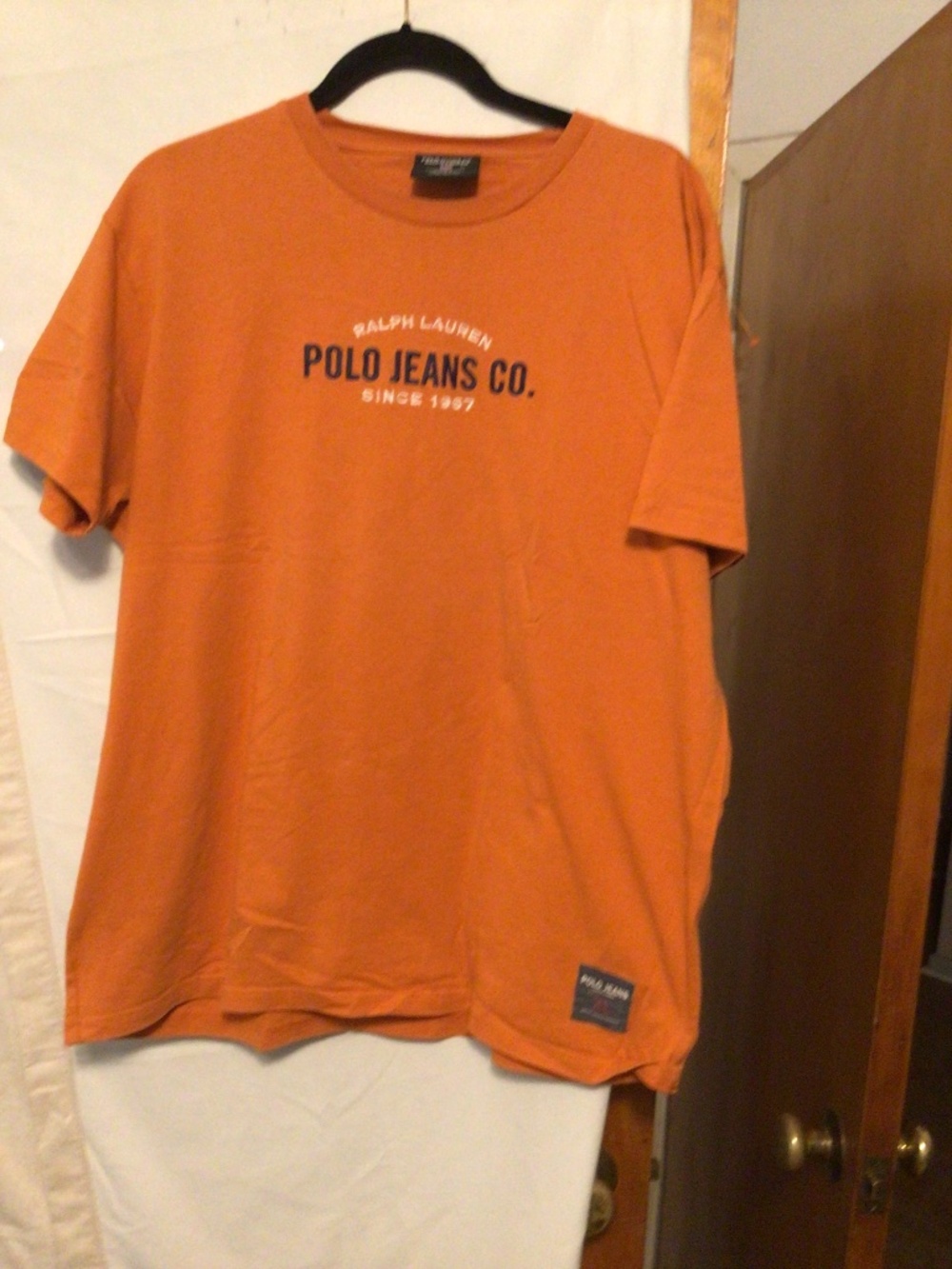 Polo Jeans Co Ralph Lauren Vintage 100% cotton short sleeve tee SZ XL
